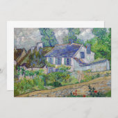 Vincent van Gogh - Houses bij Auvers Bedankkaart (Voorkant / Achterkant)