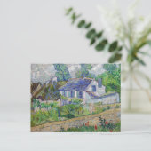 Vincent van Gogh - Houses bij Auvers Briefkaart (Staand voorkant)
