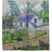 Vincent van Gogh - Houses bij Auvers Douchegordijn (Voorkant)