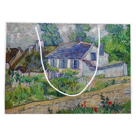 Vincent van Gogh - Houses bij Auvers Groot Cadeauzakje (Achterkant)