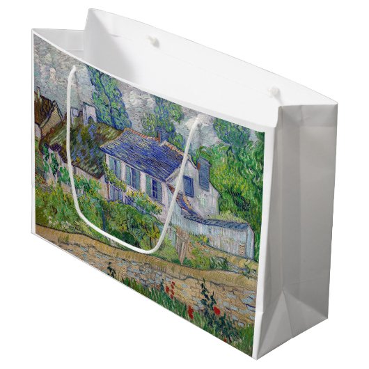 Vincent van Gogh - Houses bij Auvers Groot Cadeauzakje (Voorkant Gekanteld)