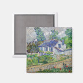 Vincent van Gogh - Houses bij Auvers Magneet (Voorkant / Achterkant)