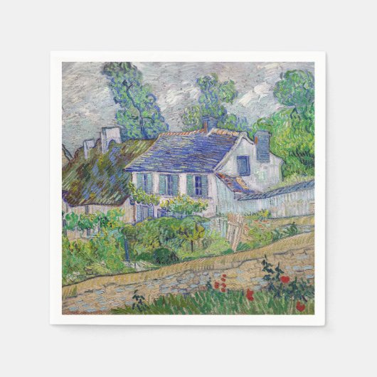 Vincent van Gogh - Houses bij Auvers Servet (Voorkant)
