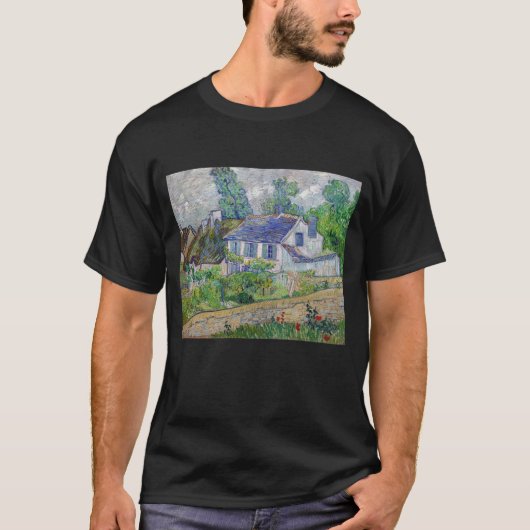Vincent van Gogh - Houses bij Auvers T-shirt (Voorkant)