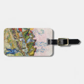 Vincent van Gogh - Houses en Afbeelding Bagagelabel (Voorkant horizontaal)