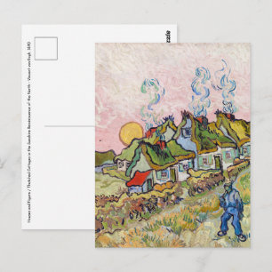 Vincent van Gogh - Houses en Afbeelding Briefkaart