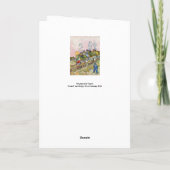 Vincent van Gogh - Houses en Afbeelding Kaart (Achterkant)