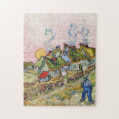 Vincent van Gogh - Houses en Afbeelding Legpuzzel (Verticaal)