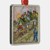 Vincent van Gogh - Houses en Afbeelding Metalen Ornament (Rechts)