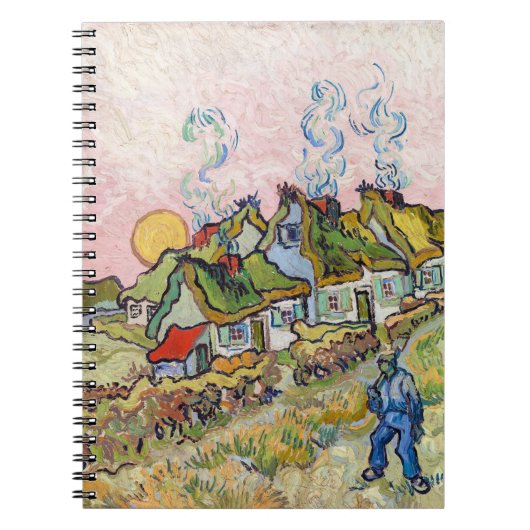 Vincent van Gogh - Houses en Afbeelding Notitieboek (Voorkant)