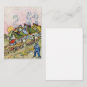 Vincent van Gogh - Houses en Afbeelding Notitiekaartje (Voorkant / Achterkant)