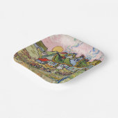 Vincent van Gogh - Houses en Afbeelding Papieren Bordje (Gebogen)