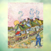 Vincent van Gogh - Houses en Afbeelding Raamsticker (Vel 3)