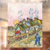 Vincent van Gogh - Houses en Afbeelding Raamsticker (Vel 2)