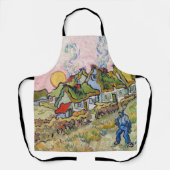 Vincent van Gogh - Houses en Afbeelding Schort (Voorkant)
