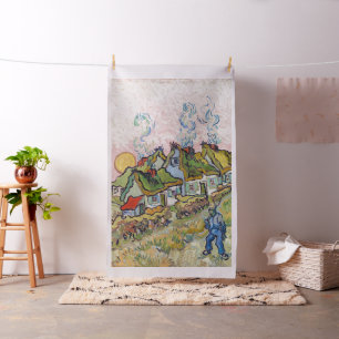 Vincent van Gogh - Houses en Afbeelding Stof