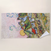 Vincent van Gogh - Houses en Afbeelding Strandlaken (Voorkant)