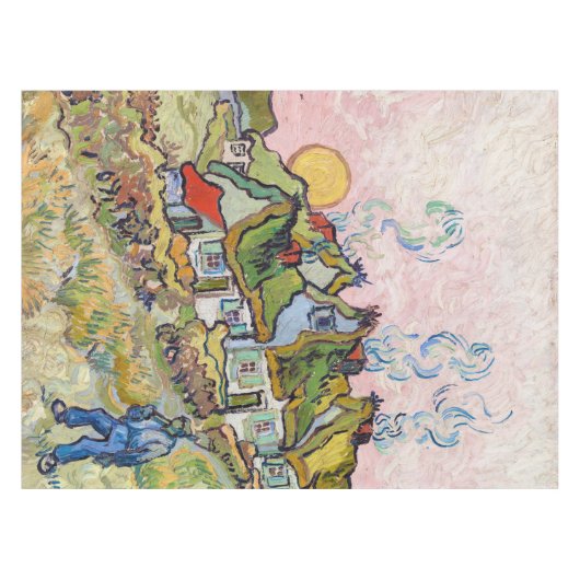 Vincent van Gogh - Houses en Afbeelding Tafelkleed (Voorkant (Horizontaal))
