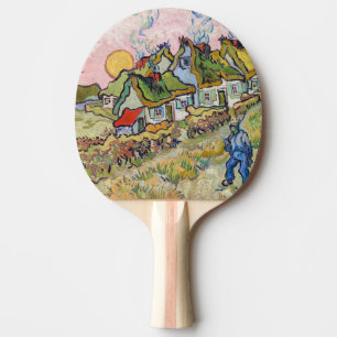 Vincent van Gogh - Houses en Afbeelding Tafeltennisbatje