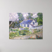  Vincent van Gogh Houses in Auvers Canvas Afdruk (Voorkant)