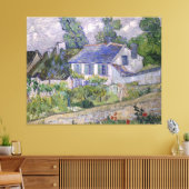  Vincent van Gogh Houses in Auvers Canvas Afdruk (Insitu (Woonkamer))