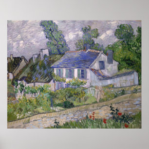 Vincent van Gogh Houses in Auvers Poster