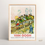 Vincent van Gogh Huizen en Figuur Art Print Retro<br><div class="desc">Verhoog uw interieur met deze prachtige kunstprint met "Huizen en Figuur" van de gerenommeerde kunstenaar Vincent van Gogh. Dit meesterwerk brengt tijdloze schoonheid en artistieke schittering in uw leefruimte. Deze hoogwaardige print is 9000x12000 pixels en een resolutie van 300 dpi. Deze print ziet er het beste uit in formaat: 12x16",...</div>