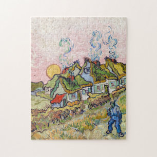 Vincent van Gogh - Huizen en Figuur Legpuzzel