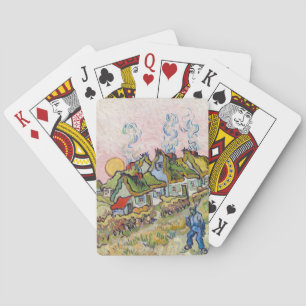 Vincent van Gogh - Huizen en Figuur Pokerkaarten