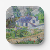 Vincent van Gogh - Huizen in Auvers Papieren Bordje (Voorkant)