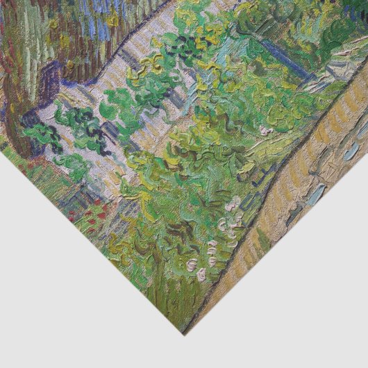 Vincent van Gogh - Huizen in Auvers Tissuepapier (Detail)