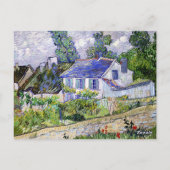 Vincent van Gogh, Huizen te Auvers, Briefkaart (Achterkant)