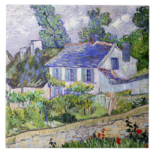 Vincent van Gogh, Huizen te Auvers, Tegeltje