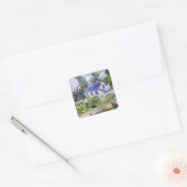 Vincent van Gogh, Huizen te Auvers, Vierkante Sticker (Envelop)