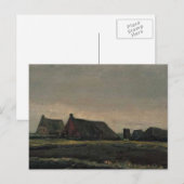 vincent van gogh - hutten briefkaart (Voorkant / Achterkant)