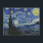 Vincent van Gogh Iconic Sterrennacht Briefkaart<br><div class="desc">Vincent van Gogh's meest iconische schilderij genaamd "Sterrennacht".</div>