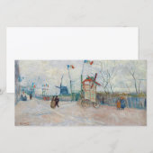 Vincent van Gogh - Impasse des Deux Freres Bedankkaart (Voorkant / Achterkant)