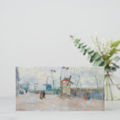 Vincent van Gogh - Impasse des Deux Freres Bedankkaart (Staand voorkant)