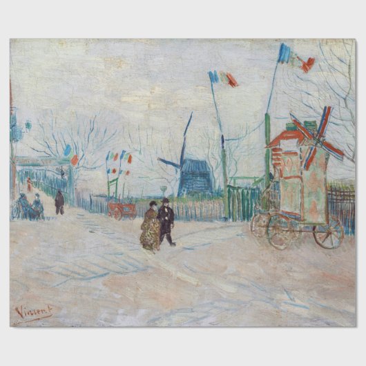 Vincent van Gogh - Impasse des Deux Freres Cadeaupapier (Vlak)