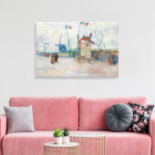 Vincent van Gogh - Impasse des Deux Freres Canvas Afdruk (Insitu (Woonkamer))