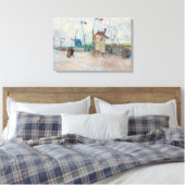 Vincent van Gogh - Impasse des Deux Freres Canvas Afdruk (Insitu (Slaapkamer))