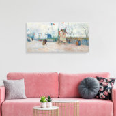 Vincent van Gogh - Impasse des Deux Freres Canvas Afdruk (Insitu (Woonkamer))