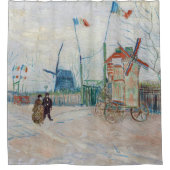 Vincent van Gogh - Impasse des Deux Freres Douchegordijn (Voorkant)