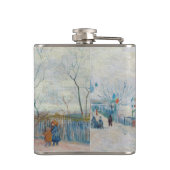 Vincent van Gogh - Impasse des Deux Freres Heupfles (Achterkant)