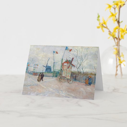 Vincent van Gogh - Impasse des Deux Freres Kaart (Gele Bloem)