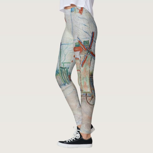 Vincent van Gogh - Impasse des Deux Freres Leggings (Links)