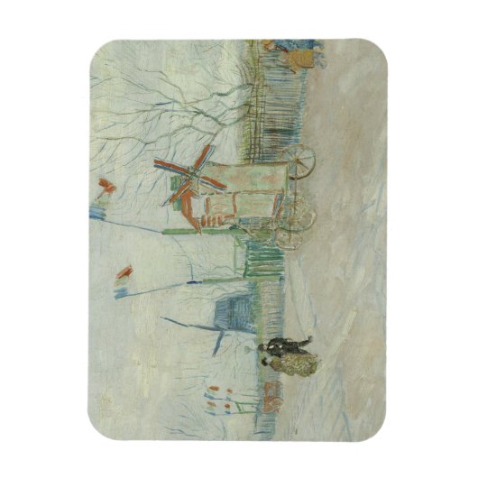 Vincent van Gogh - Impasse des Deux Freres Magneet (Verticaal)