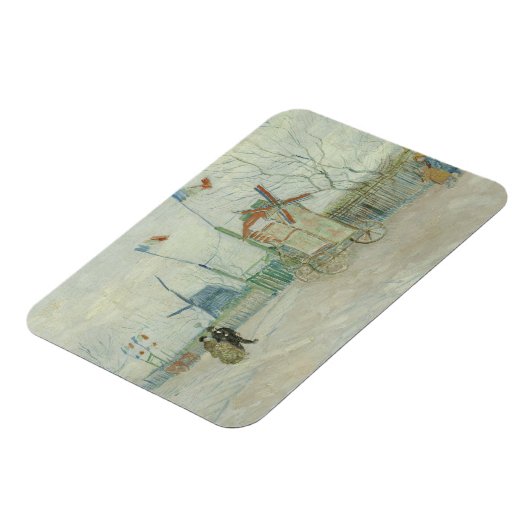 Vincent van Gogh - Impasse des Deux Freres Magneet (Linkerzijde)