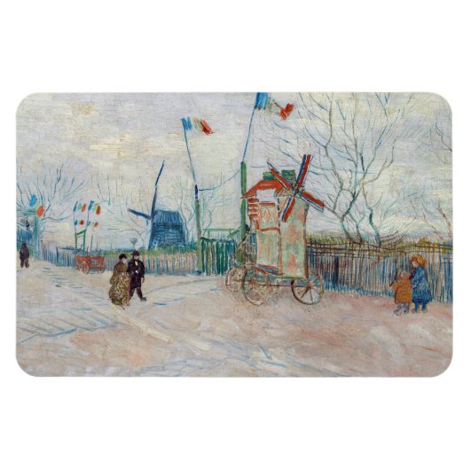 Vincent van Gogh - Impasse des Deux Freres Magneet (Horizontaal)