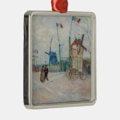 Vincent van Gogh - Impasse des Deux Freres Metalen Ornament (Rechts)